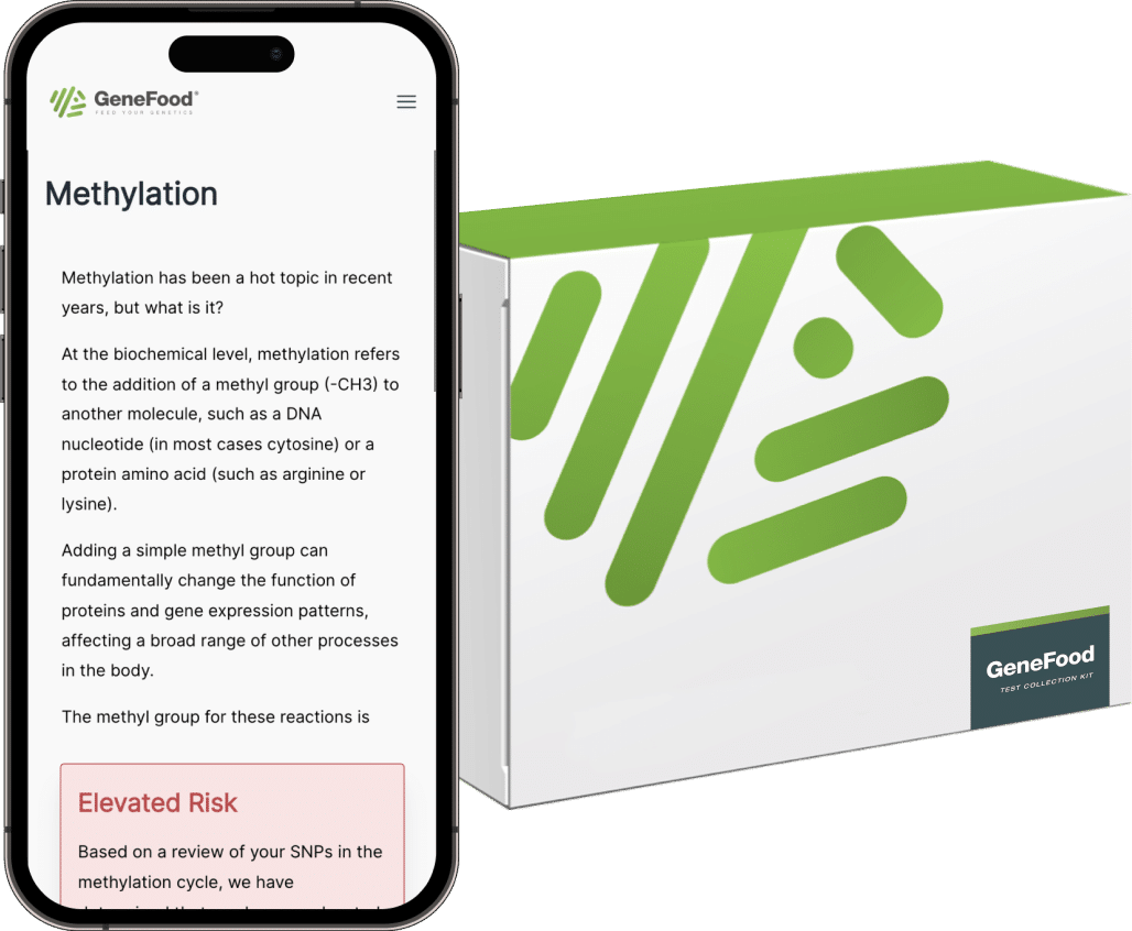 GeneFood Nutrition kit & app